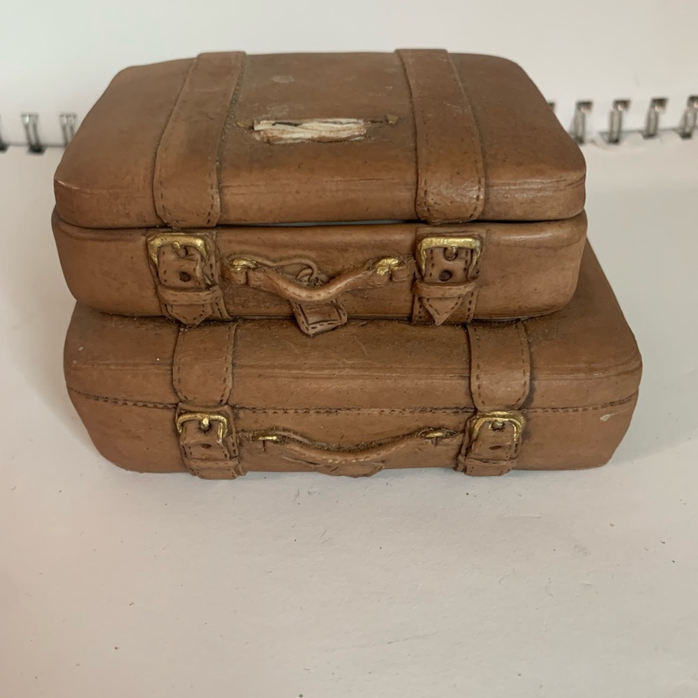 Vintage 1991 Italy Suitcases Jewelry Box-Ennio Morcaldo & Emilio Casarotto